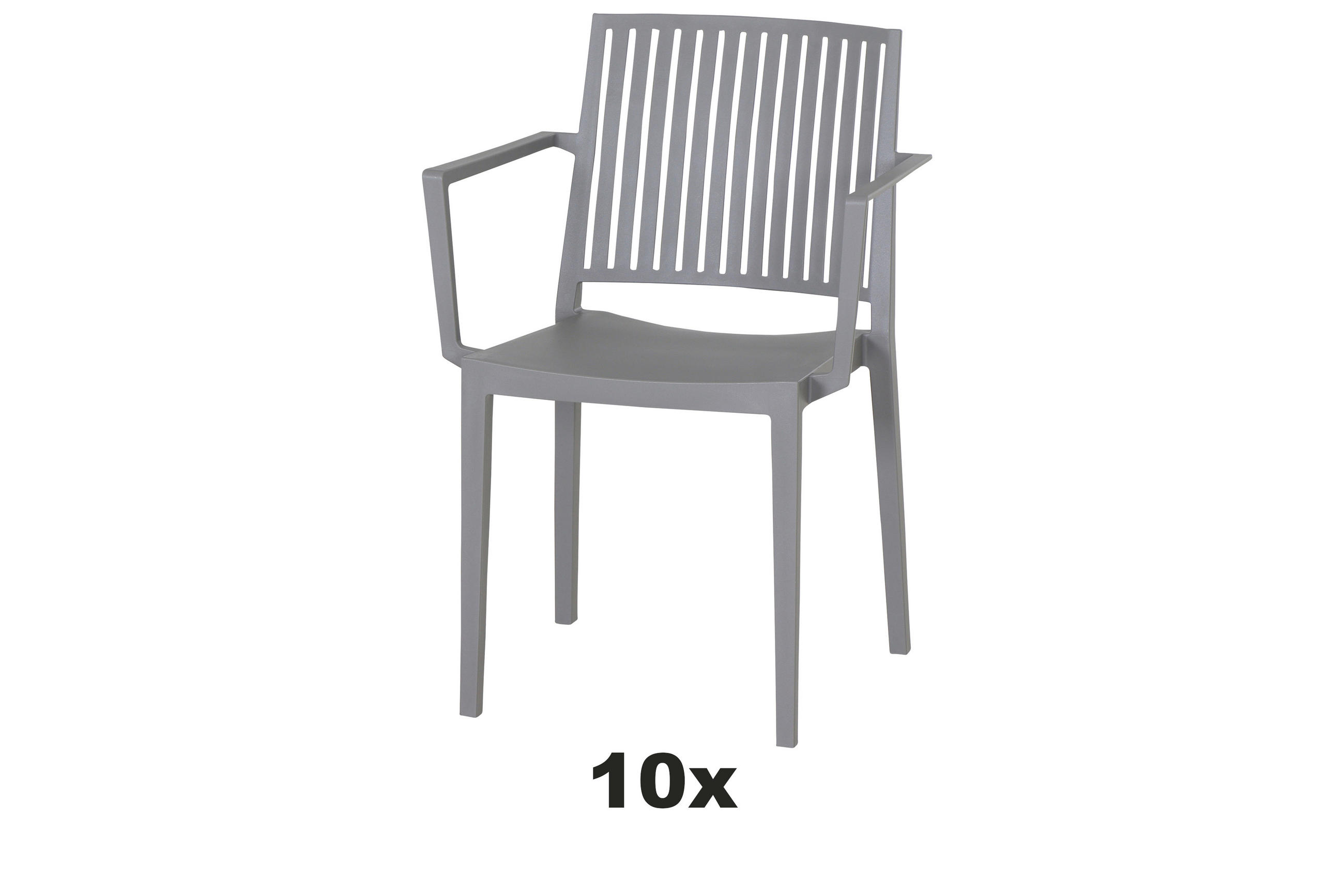 Siena Garden Gartensessel-Set Urban Lights Grau 57x80x56 cm