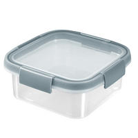 POSUDA ZA ČUVANJE NAMIRNICA  0,9 l   - siva/prozirno, Basics, plastika (16/16/7cm) - Curver
