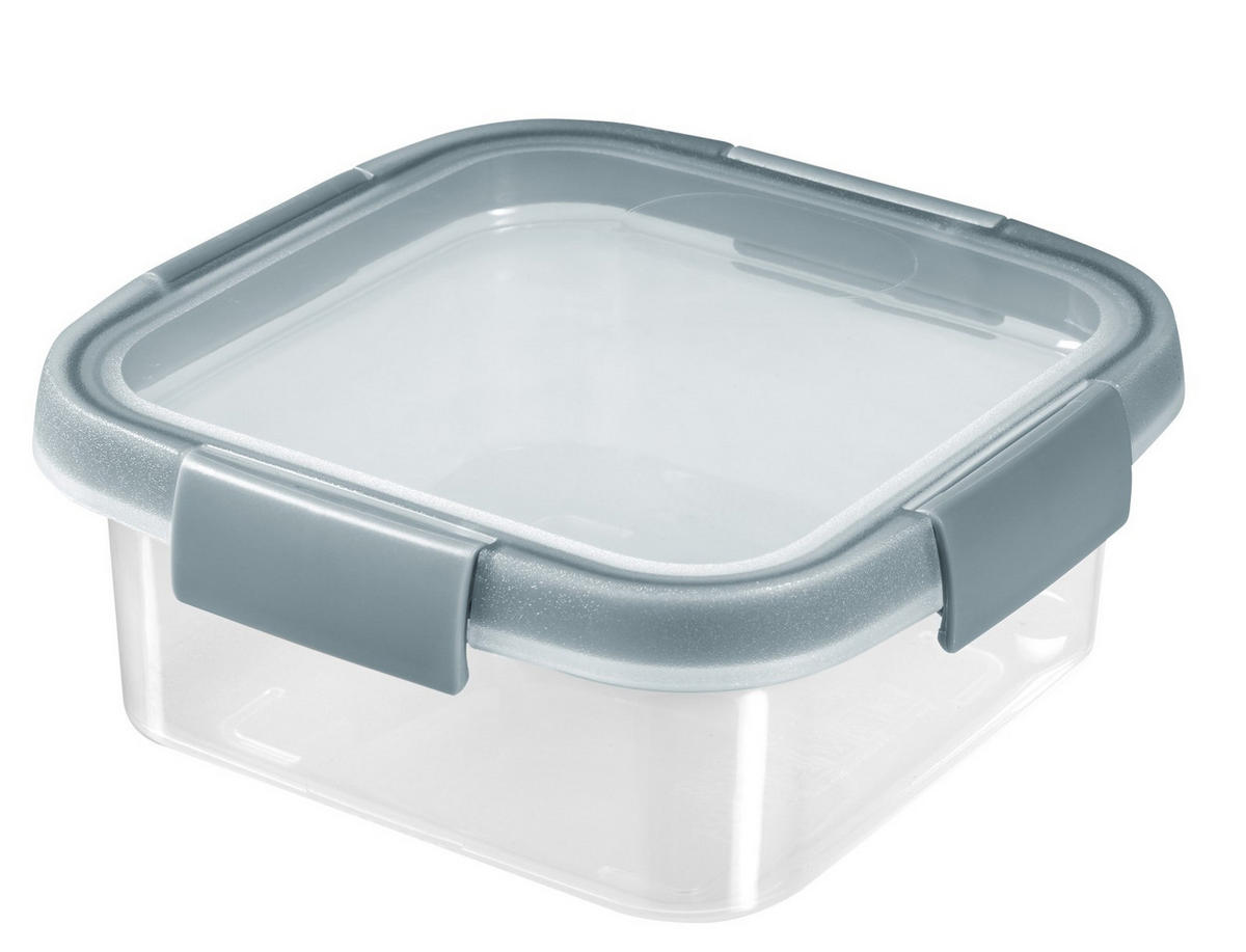 POSUDA ZA ČUVANJE NAMIRNICA  0,9 l   - siva/prozirno, Basics, plastika (16/16/7cm) - Curver