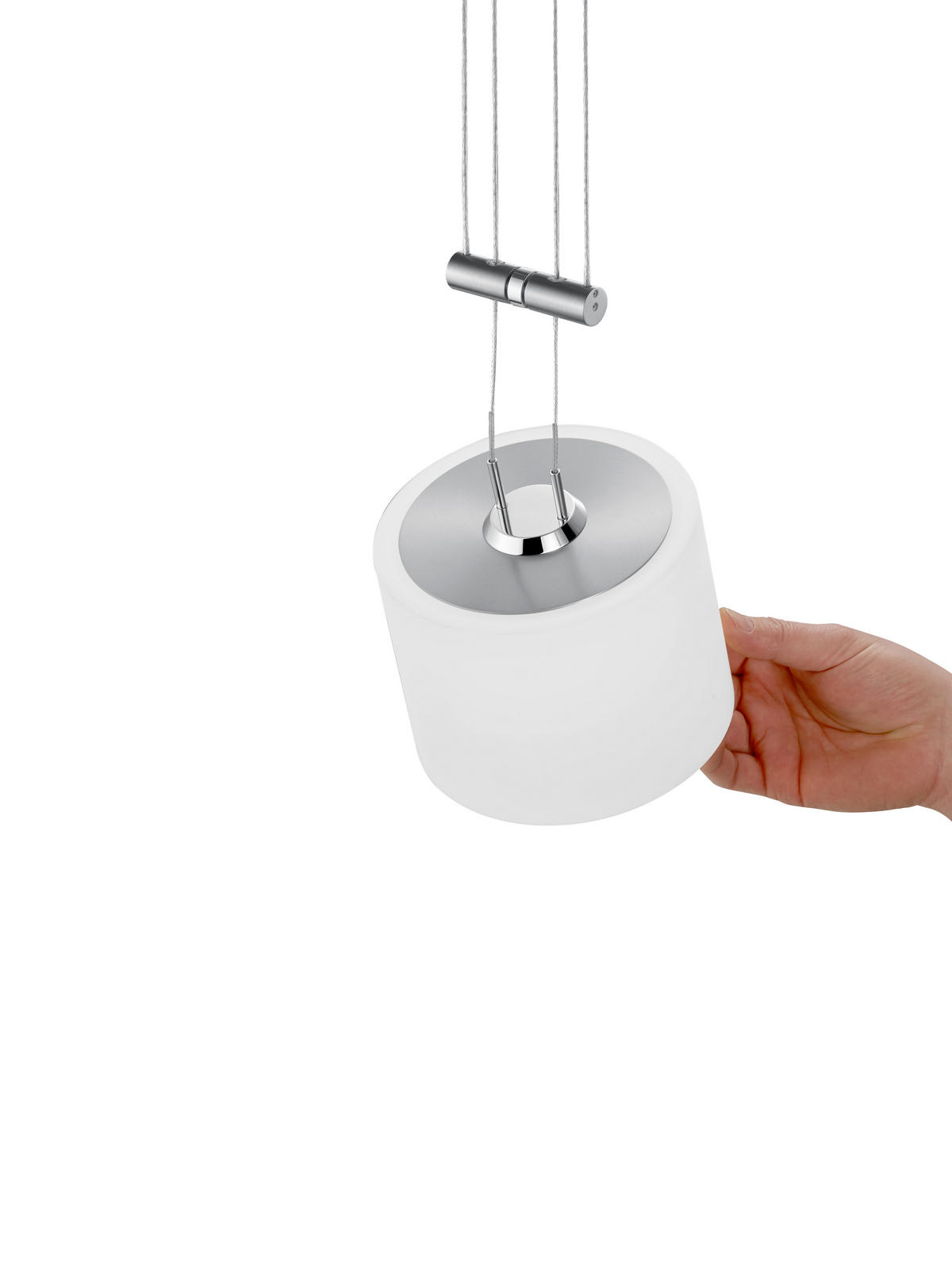 LED-HÄNGELEUCHTE GRAZIA 71/150 cm   - Design, Glas/Metall (71/150cm) - Bankamp