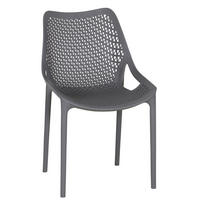 GARTENSTUHL Grau  - Grau, Basics, Kunststoff (60/81/50cm) - Siena Garden