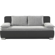 ROZKLÁDACÍ POHOVKA, černá, světle šedá, - černá/světle šedá, Design, dřevěný materiál (202/85/96cm) - Carryhome