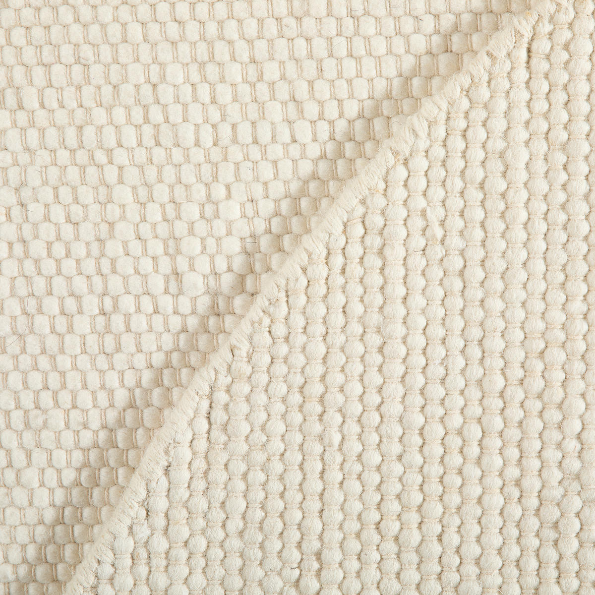 HANDWEBTEPPICH 160 cm Naturfarben  - Naturfarben, Natur, Textil (160cm) - Linea Natura