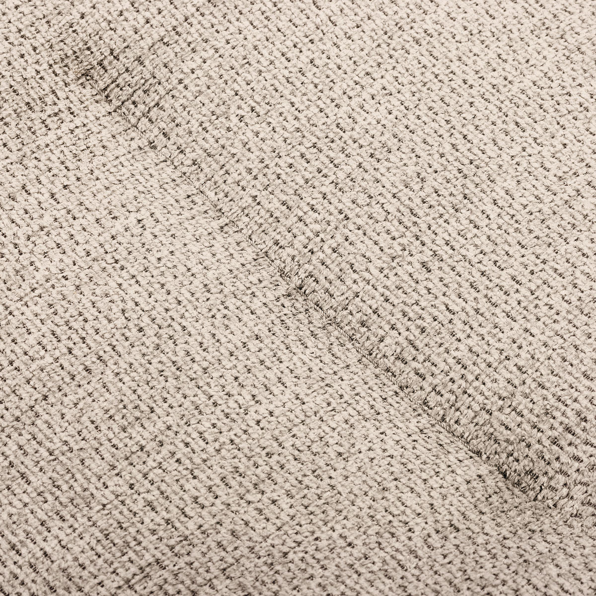 SESSELSET in Chenille Beige  - Beige/Schwarz, Design, Textil/Metall (67/87/74cm) - Livetastic