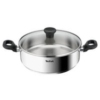 SERVIERPFANNE Duetto Silitan®-Antihaftbeschichtung  - Edelstahlfarben, Basics, Metall (38,7/10/25,6cm) - Tefal