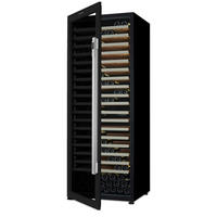 WEINKLIMASCHRANK - Schwarz, Basics, Glas/Holz (75/71/200cm) - Trisa Electronics