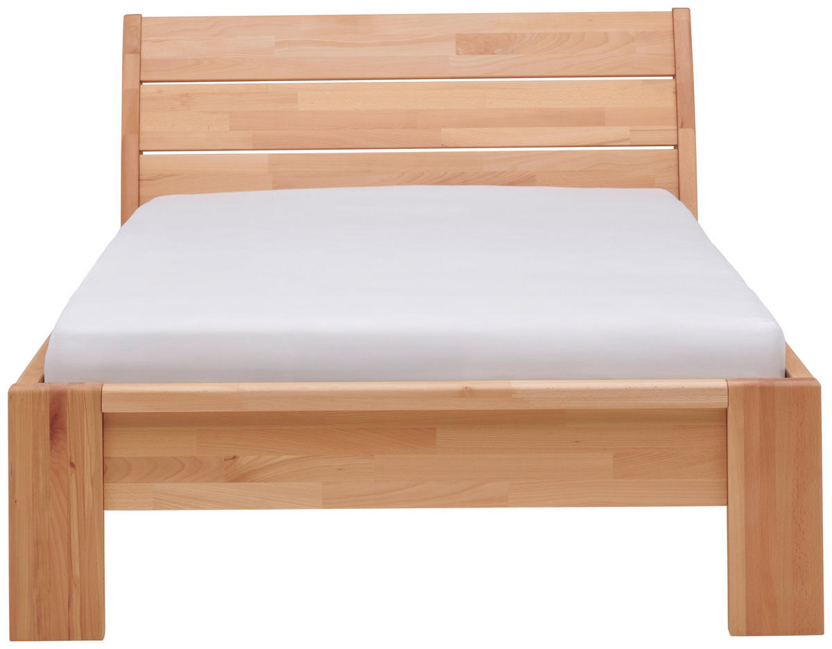BETT 140/200 cm  in Kernbuche   - Kernbuche, Modern, Holz (140/200cm) - MID.YOU