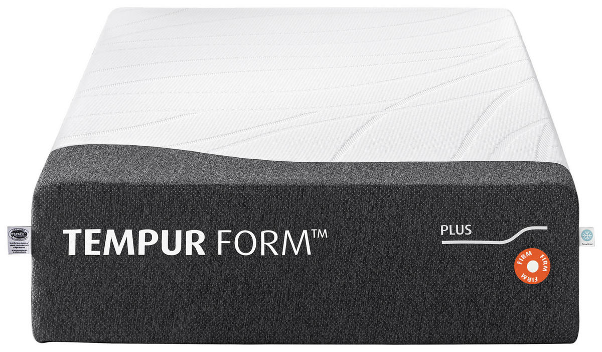 MATRATZE FIRM FORM PLUS-FIRM 80/200 cm Höhe ca. 25 cm  - Anthrazit/Weiß, Basics, Textil (80/200cm) - Tempur