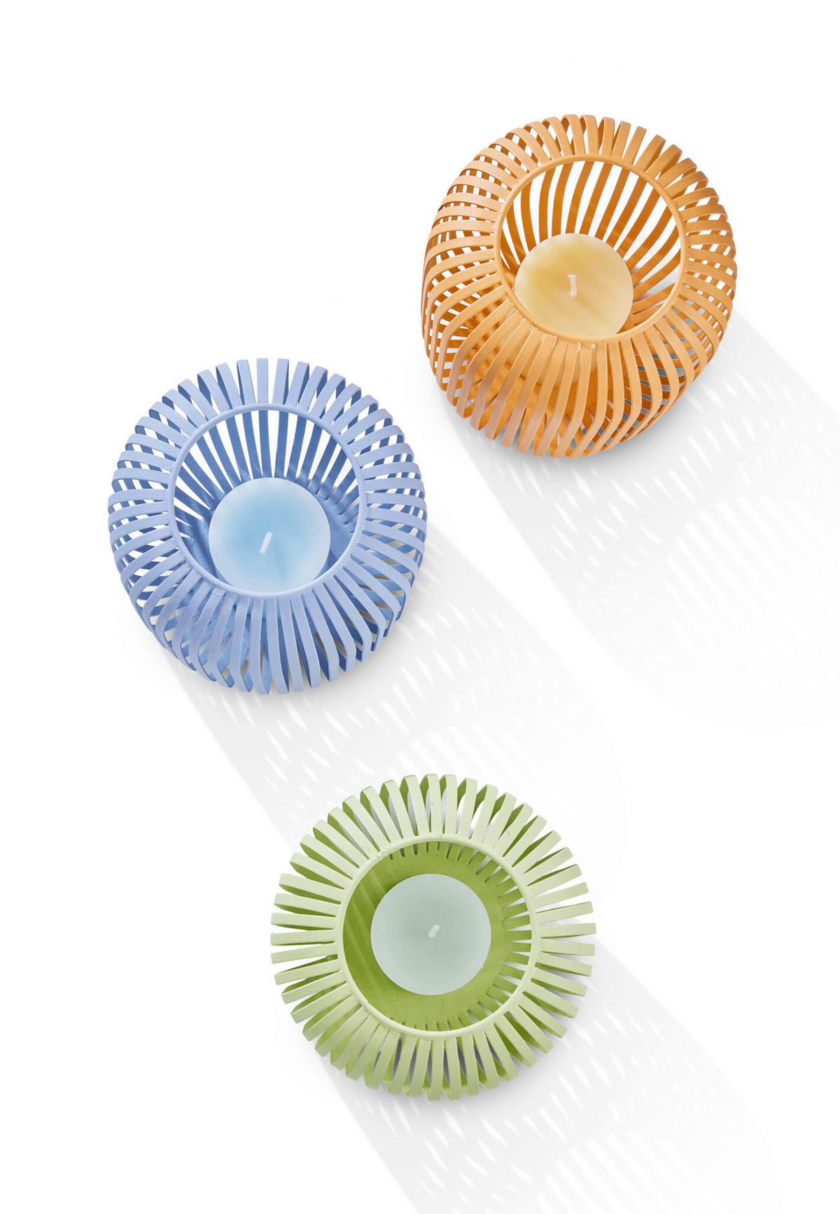 LATERNE - Pastellblau, Basics, Metall (20,5/23cm) - FYNCH-HATTON