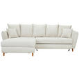 ECKSOFA Naturfarben Cord  - Eichefarben/Naturfarben, MODERN, Holz/Textil (162/284cm) - Carryhome