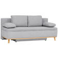 SCHLAFSOFA Primia in Webstoff Grau  - Naturfarben/Grau, KONVENTIONELL, Holz/Textil (203/95/96cm) - Venda