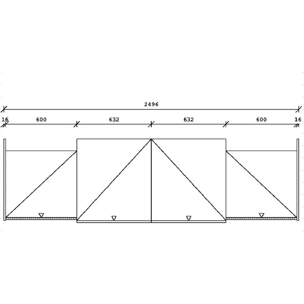 Thumbnail - Impuls Hauswirtschaftsraum IP 1200, Eiche, Salbeigrün, Holzwerkstoff, 4 Schubladen, 249.6 cm, Pefc, Goldenes M, Made in ...