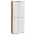 SCHUHSCHRANK 74,5/191,9/34,9 cm  - Hellgrau/Eiche Artisan, MODERN, Holzwerkstoff/Kunststoff (74,5/191,9/34,9cm) - Xora