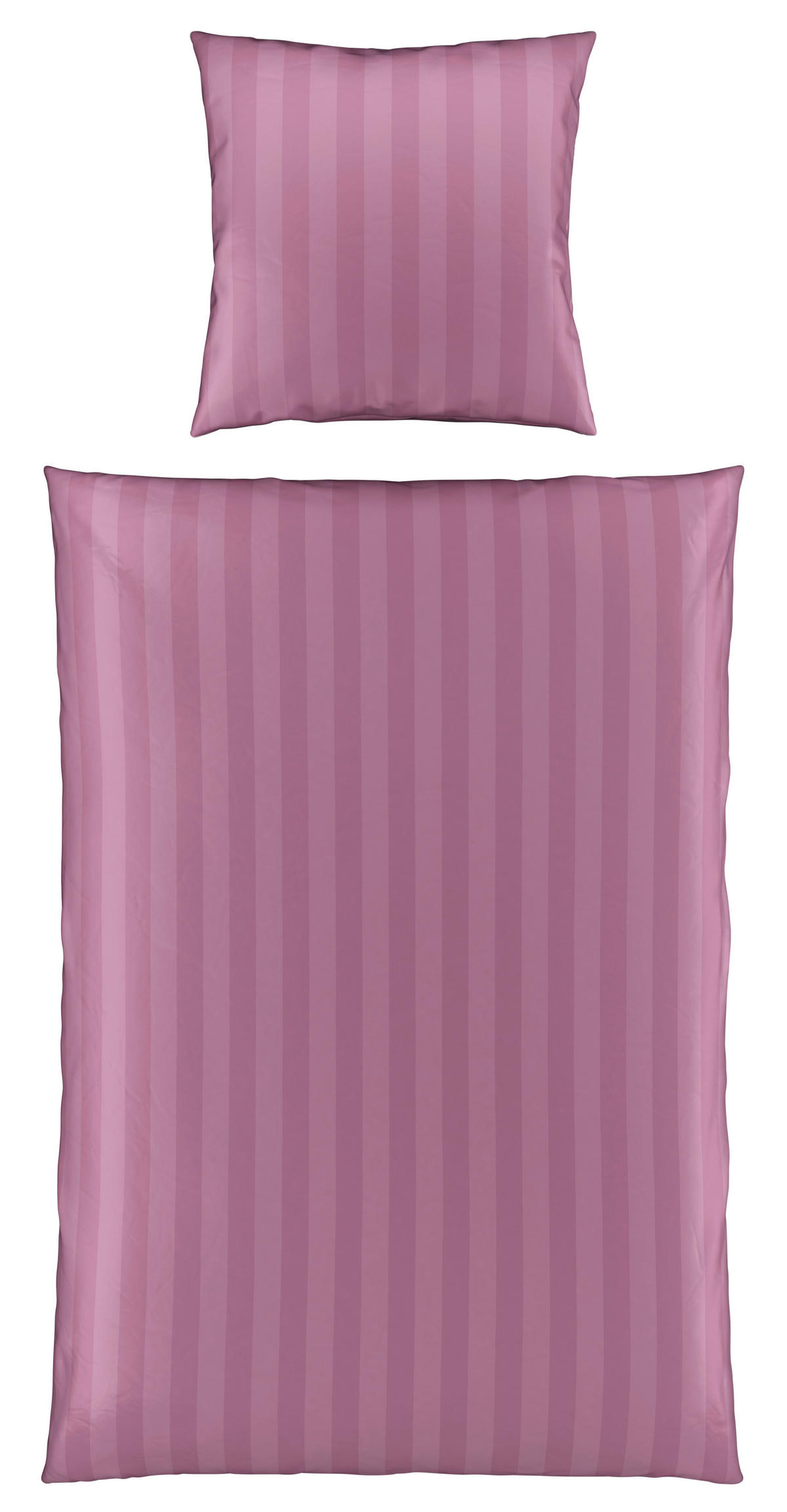 BETTWÄSCHE Dobby Satin 155/220 cm  - Lila, KONVENTIONELL, Textil (155/220cm) - Ambiente