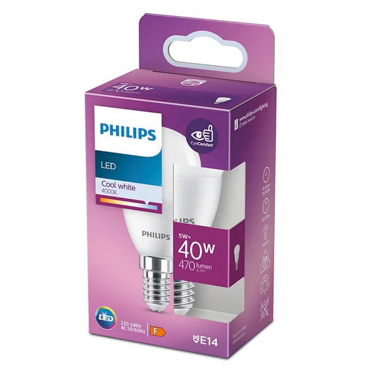 LED SIJALICA - Osnovno, plastika (9.8/4,5/4,5cm) - Philips