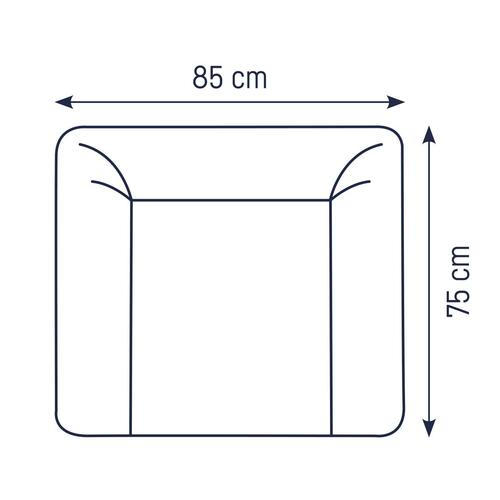 Thumbnail - Julius Zöllner Wickelauflage, Weiß, Kunststoff, Füllung: Vlies, 85x75 cm, Made in Germany, Oeko-Tex® Standard 100, schad...