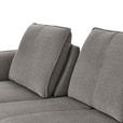 ECKSOFA in Webstoff Grau  - Schwarz/Grau, Natur, Textil (182/277cm) - Valnatura