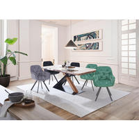 STOL ZA BLAGOVAONICU  crna, boje bagrema  drvo, metal      - boje bagrema/crna, Natur, drvo/metal (200/100/76cm) - Linea Natura