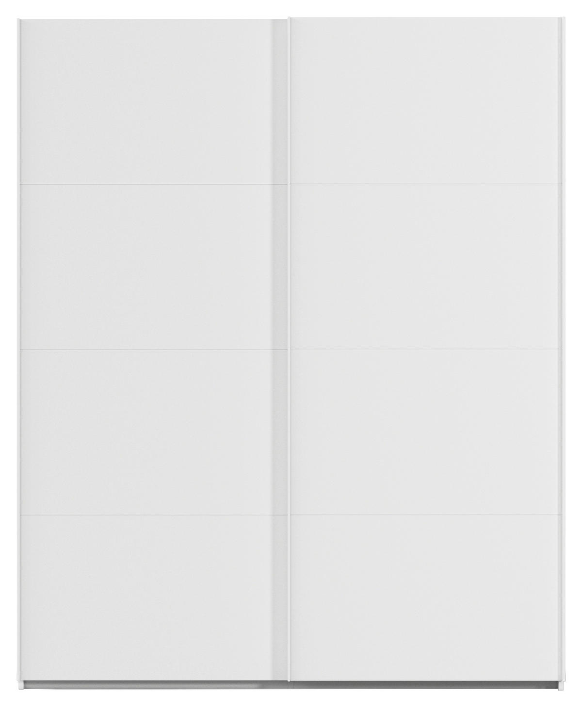 SCHWEBETÜRENSCHRANK 181/223/68 cm 2-türig Weiß  - Weiß, Design, Holzwerkstoff/Kunststoff (181/223/68cm) - Novel