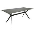 ESSTISCH in Metall, Keramik 180/90/75 cm  - Schwarz/Grau, Design, Keramik/Metall (180/90/75cm) - Hom`in