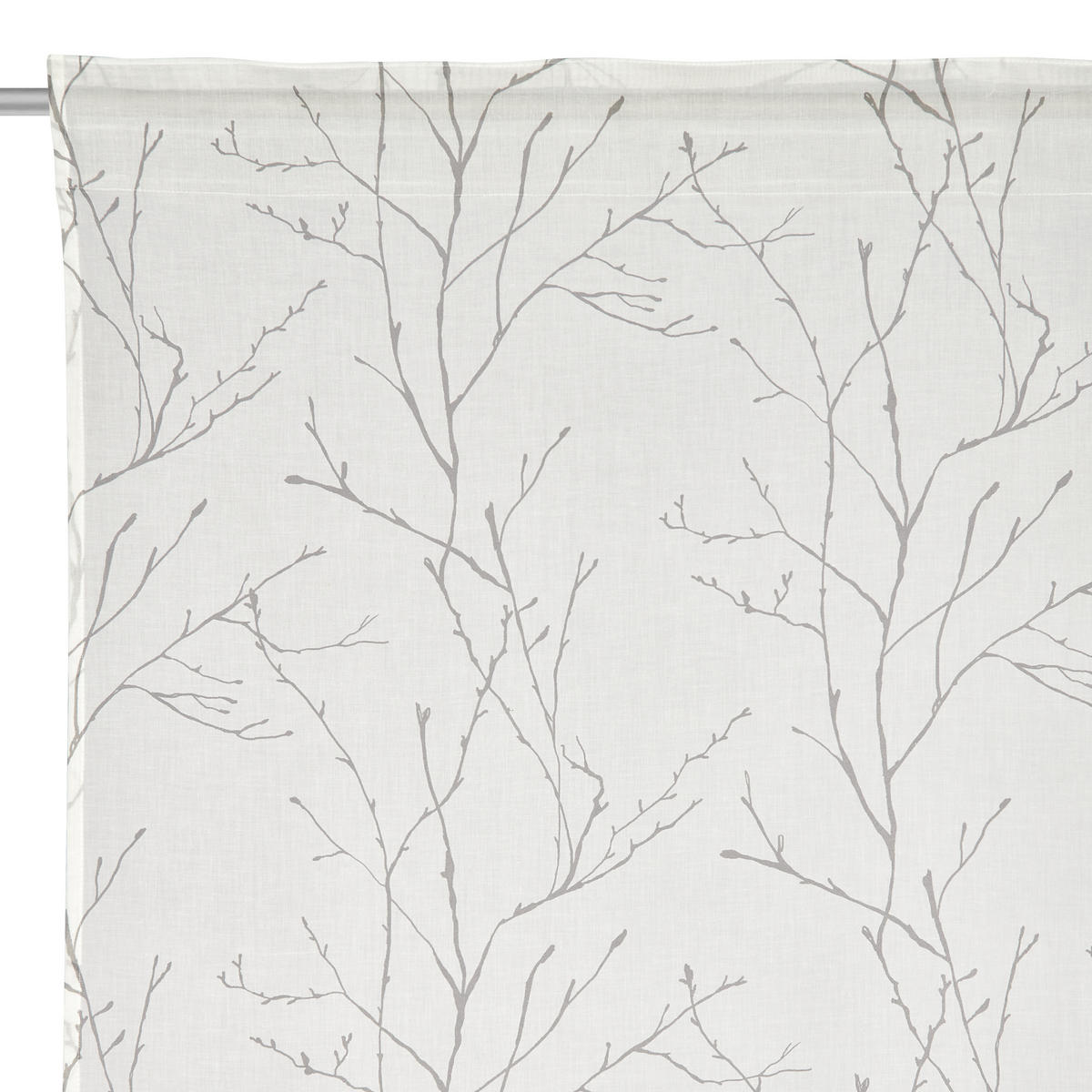 FERTIGVORHANG halbtransparent  - Grau, Basics, Textil (140/255cm) - Bio:Vio