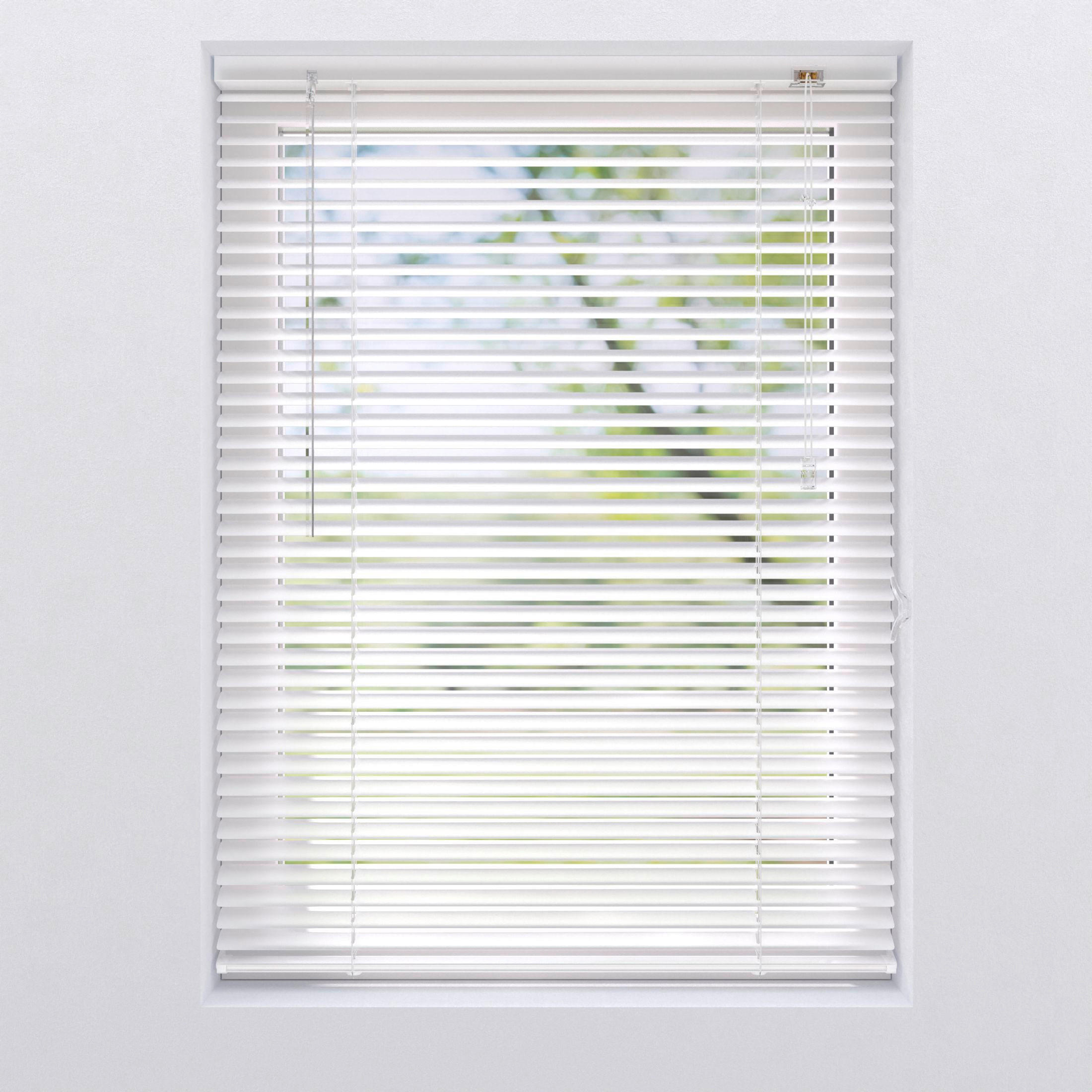 Jalousie 60x130 Cm Aluminium Weiß Bohren/klemmen Schnurzug