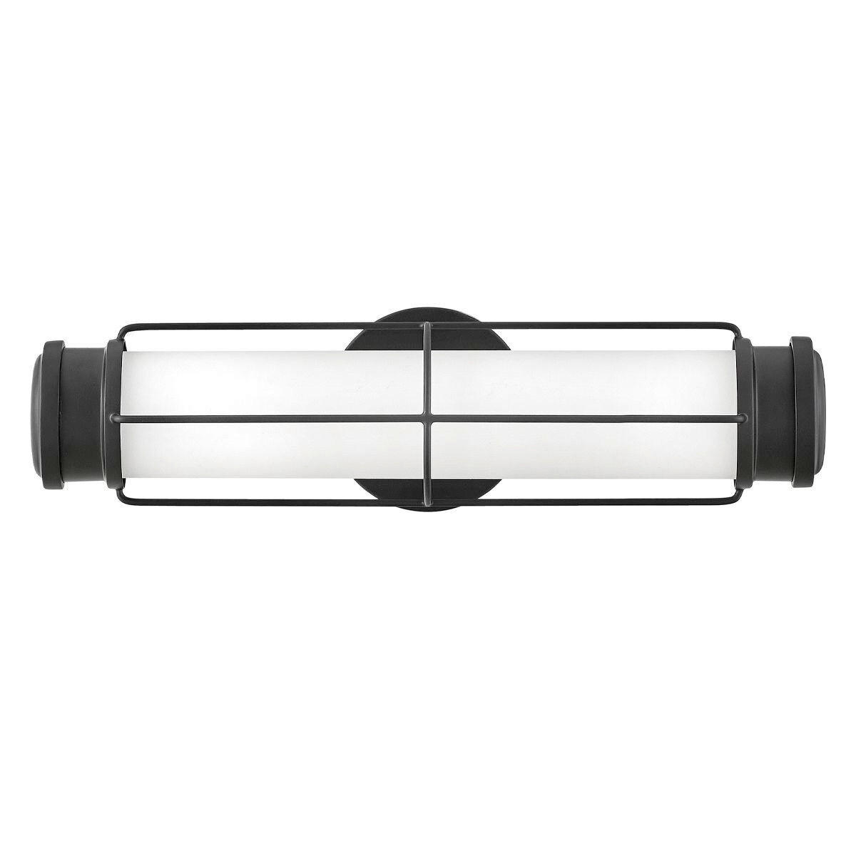 LED-WANDLEUCHTE Hinkley 11,4/43,2/13 cm  - Schwarz, Design, Glas/Metall (11,4/43,2/13cm) - Elstead Lighting
