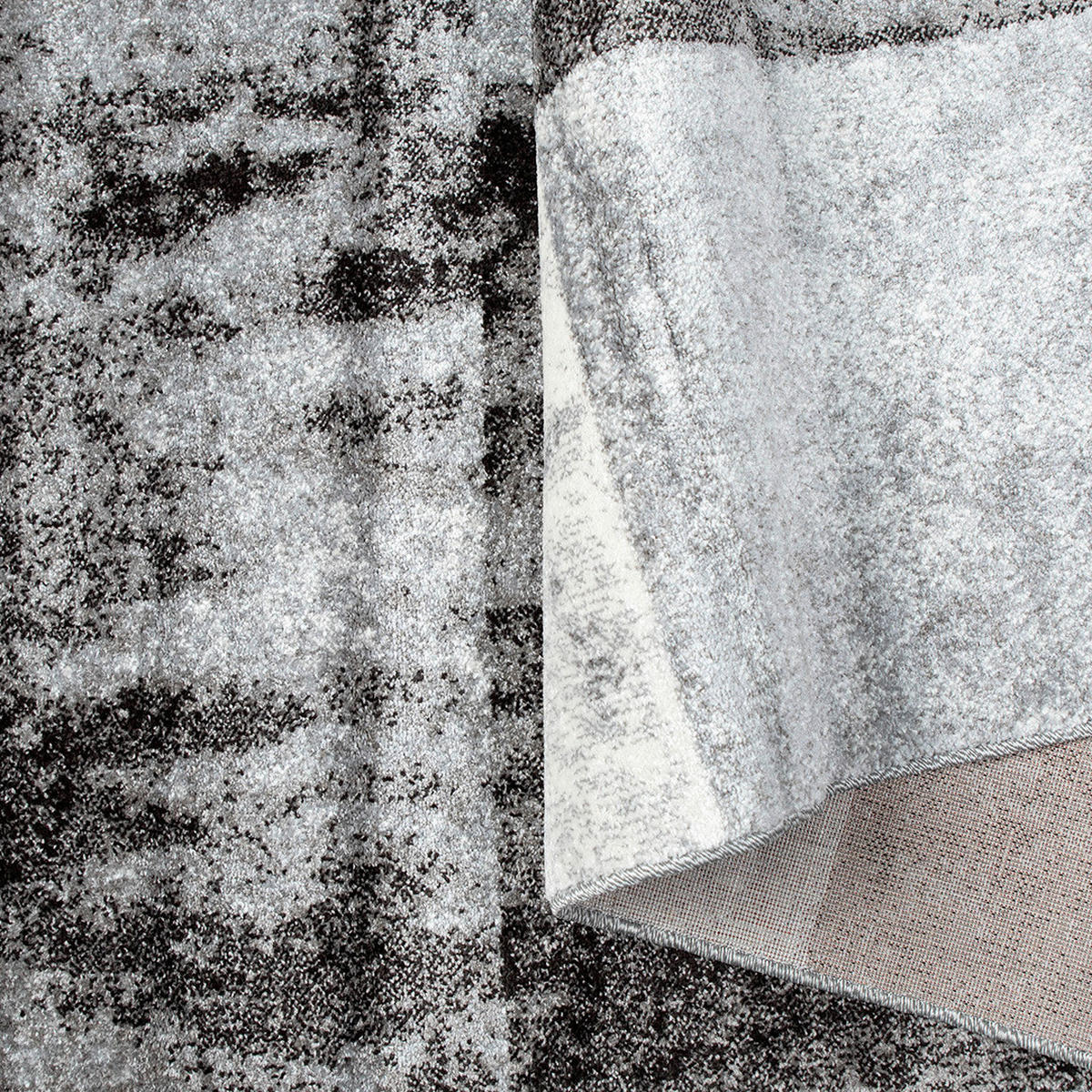 LÄUFER 67/620 cm Phoenix-6042  - Anthrazit/Grau, Design, Kunststoff/Textil (67/620cm) - Novel