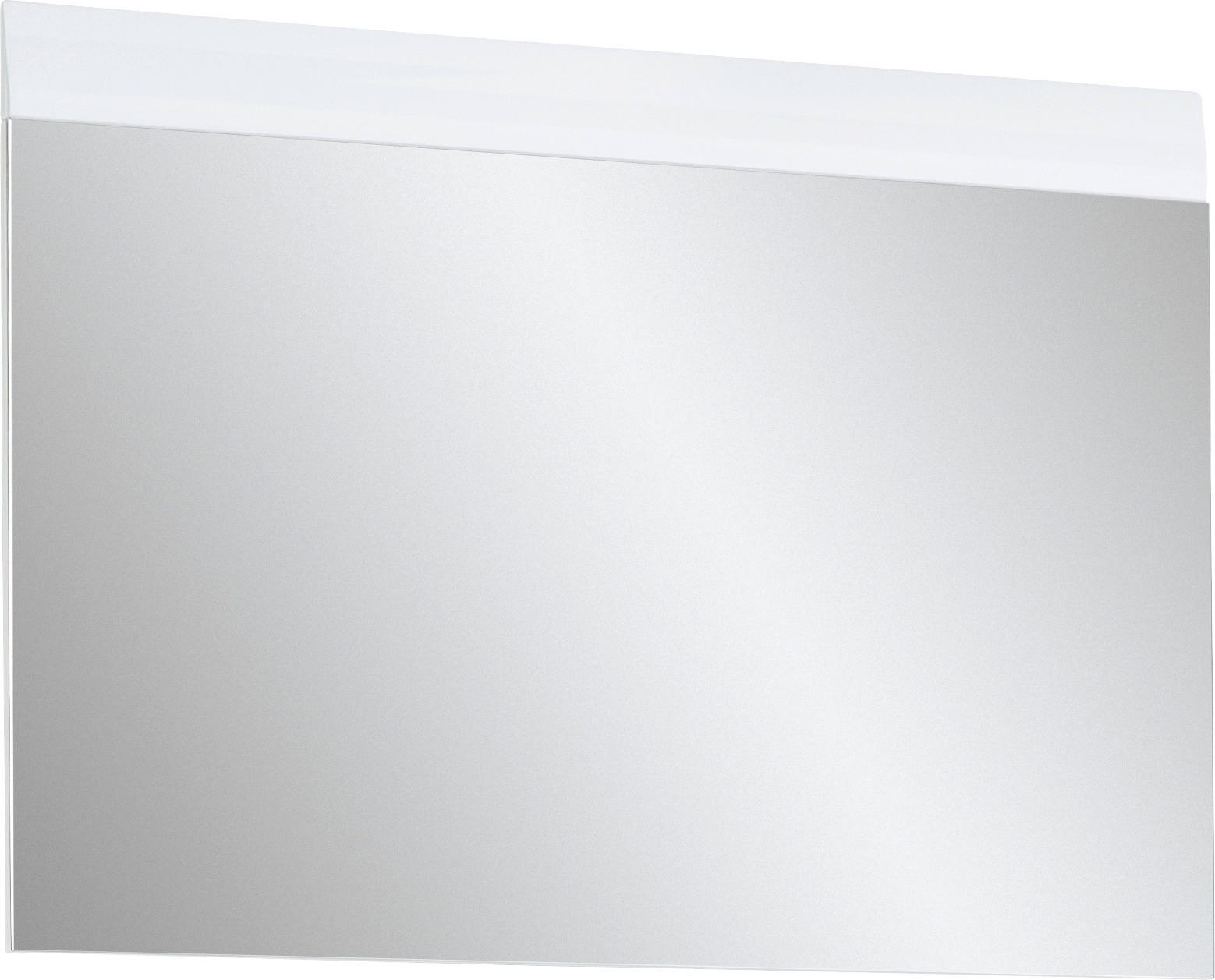 WANDSPIEGEL 86,9/62,7/2,6 cm    - Weiß, Design, Glas/Holzwerkstoff (86,9/62,7/2,6cm) - Carryhome