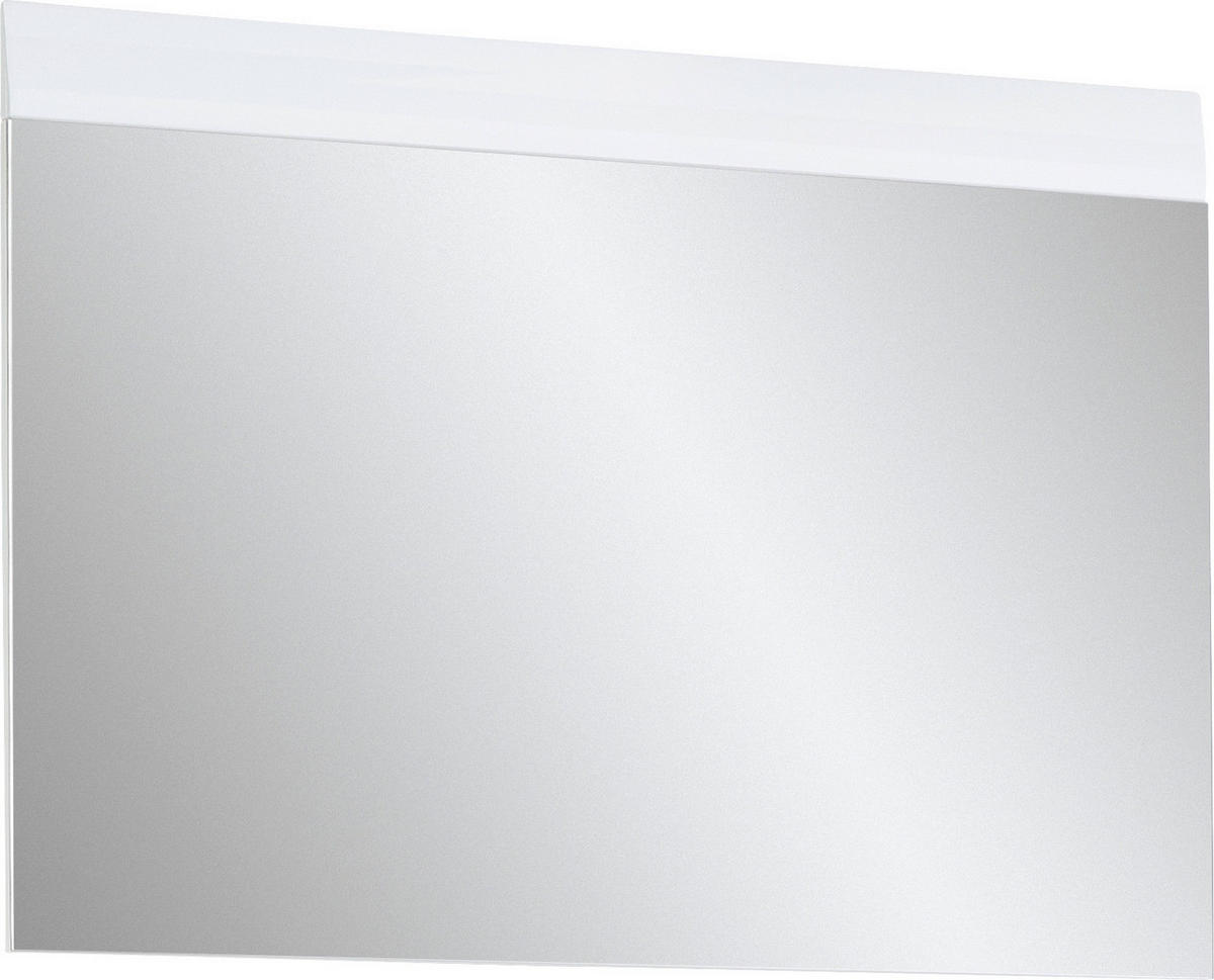 WANDSPIEGEL 86,9/62,7/2,6 cm    - Weiß, Design, Glas/Holzwerkstoff (86,9/62,7/2,6cm) - Carryhome