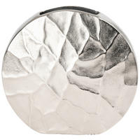 VÁZA, kov, 28 cm - niklová, Design, kov (29/28/11cm) - Ambia Home