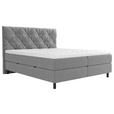 BOXBETT 180/200 cm  in Grau  - Schwarz/Grau, Design, Holz/Holzwerkstoff (180/200cm) - Esposa