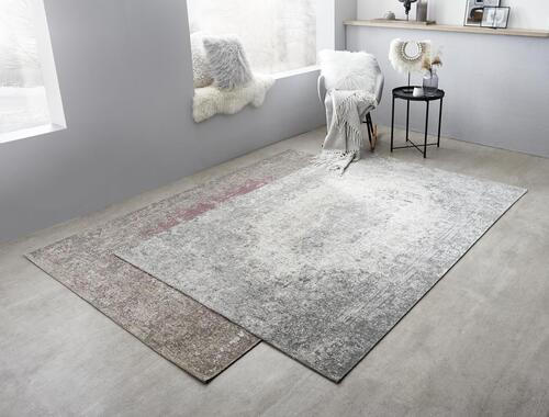 VINTAGE-TEPPICH 240/290 cm Silberfarben  - Silberfarben, Design, Textil (240/290cm) - Novel