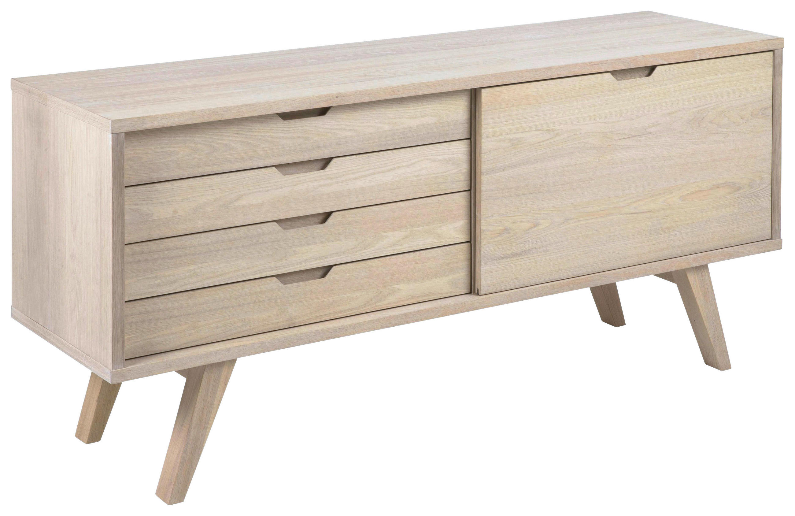 SIDEBOARD  in 160/72/45 cm  - Eichefarben, Design, Holz/Holzwerkstoff (160/72/45cm) - Lomoco