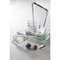 SCHALE - Grau, Design, Glas (13,20/7,30/13,20cm) - LEONARDO