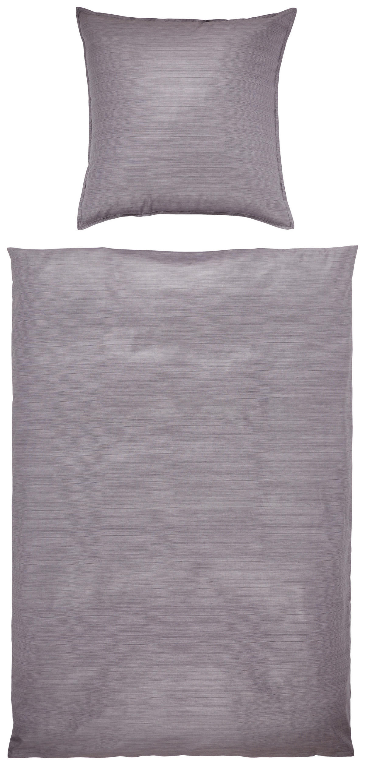 POSTELJNINA Bente 140/200 cm damast temno siva  - temno siva, Konvencionalno, tekstil (140/200cm) - Curt Bauer