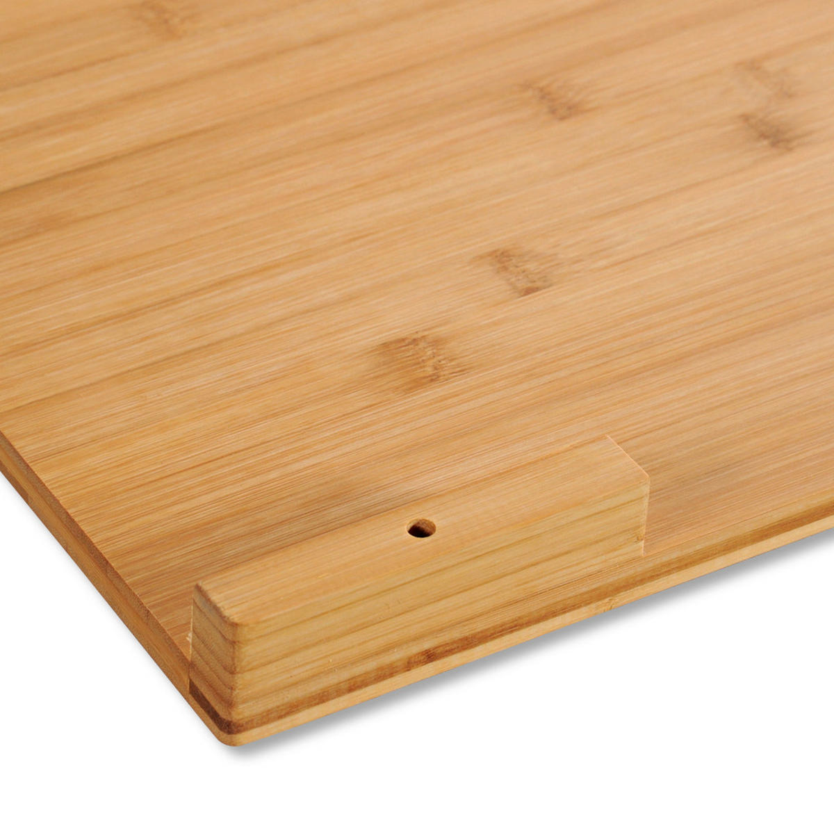 SCHNEIDEBRETT Holz Bambus  - Naturfarben, Basics, Holz (58.5/38.5/4cm) - Kesper