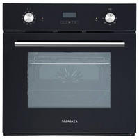EINBAUBACKOFEN AB600-19  - Schwarz, Trend, Glas/Metall (59,5/59/55cm) - Respekta