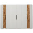 DREHTÜRENSCHRANK 301,9/223,3/62 cm 6-türig Weiß, Wildeiche  - Wildeiche/Weiß, Design, Holz/Holzwerkstoff (301,9/223,3/62cm) - Dieter Knoll