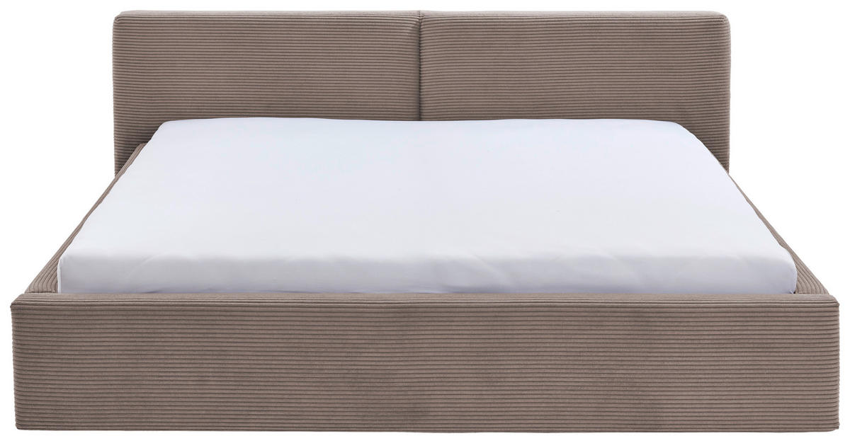 POLSTERBETT 180/200 cm  in Taupe  - Taupe, Basics, Textil (180/200cm) - Xora