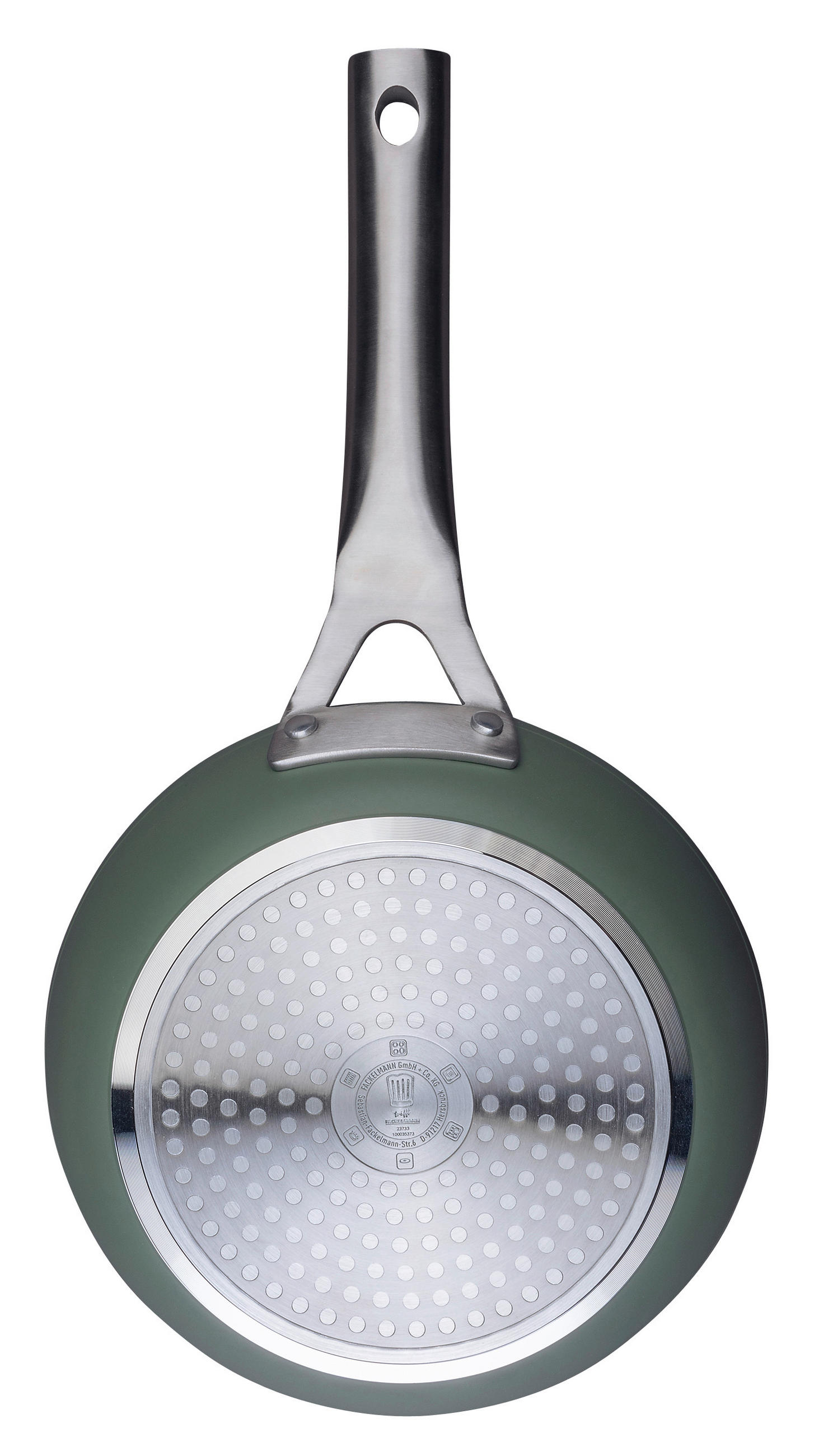 BRATPFANNE Stuttgart Keramikbeschichtung 20 cm  - Silberfarben/Grau, Basics, Metall (20cm) - Chefkoch+Fackelmann