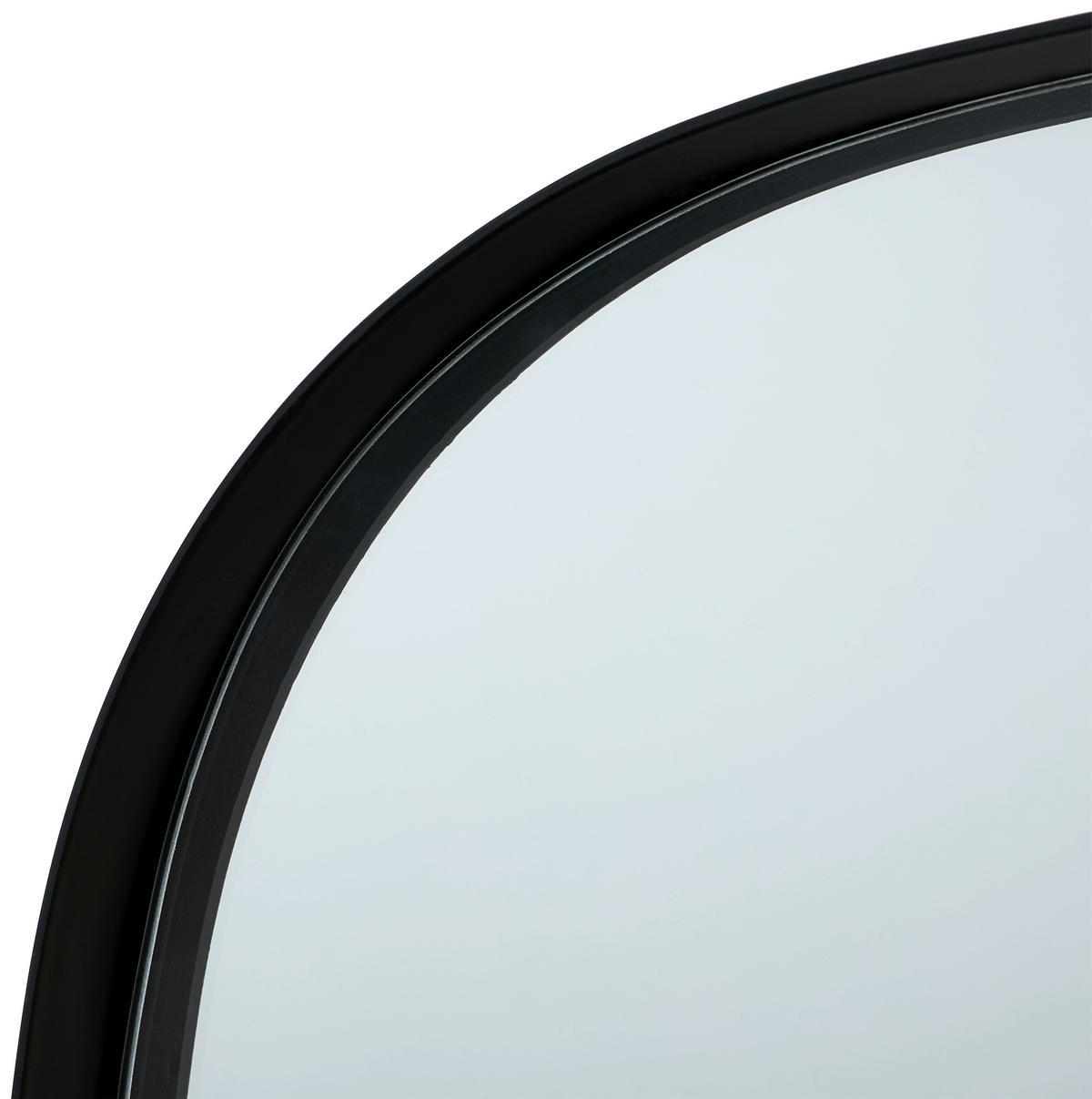 OGLINDĂ DE PERETE 70/90/2 cm    - negru, Design, sticlă/metal (70/90/2cm) - MID.YOU