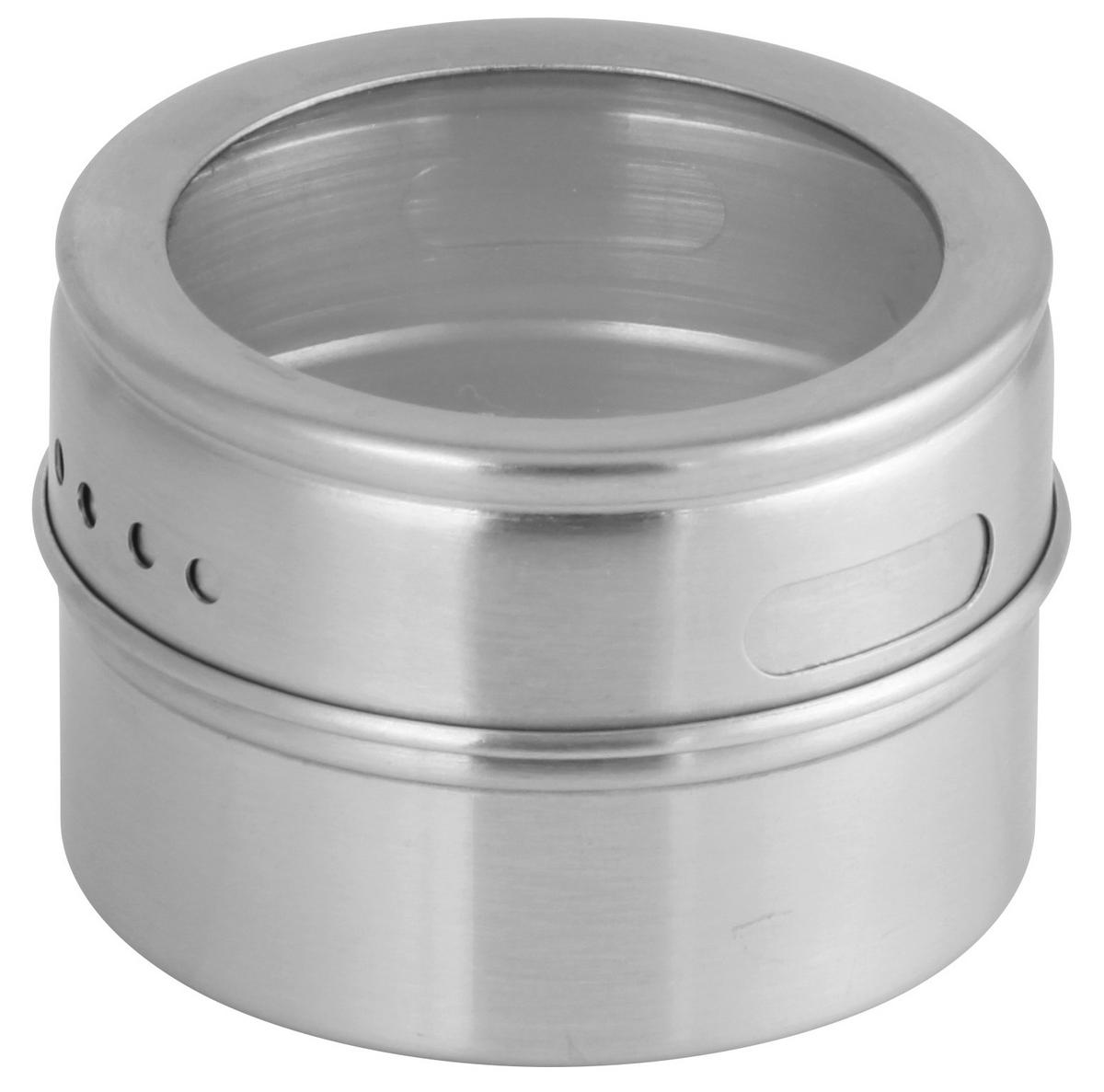 DÓZA NA KORENIE - číra/farba ušľachtilej ocele, Konventionell, kov/plast (4,5/6cm) - Fackelmann