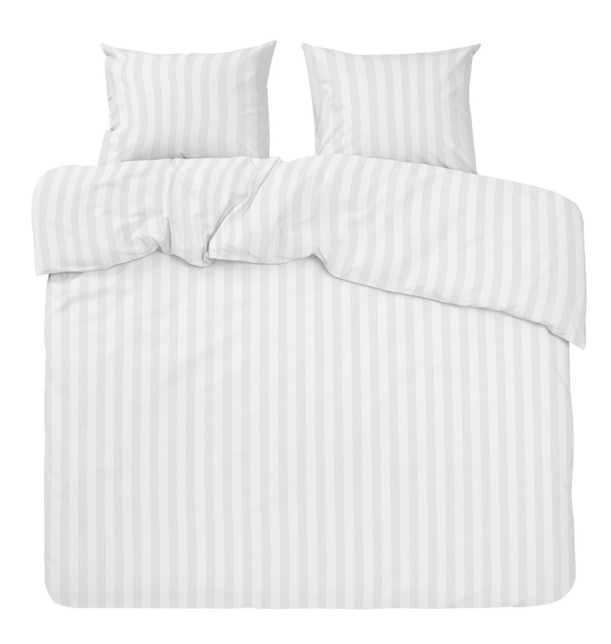 PÅSLAKANSET satin 220/210 cm  - vit, Basics, textil (220/210cm)