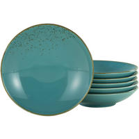 SET DJUPA TALLRIKAR 22 cm  - turkos, Trend, keramik (22cm) - Creatable