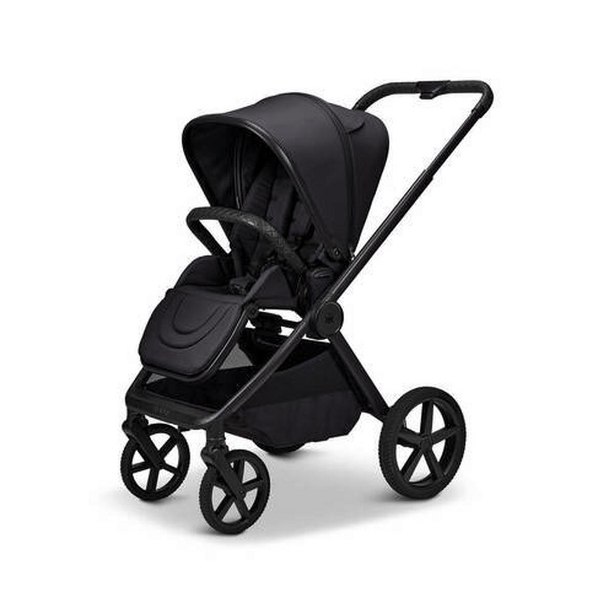 KOMBIKINDERWAGEN  Gio Fold ETPU  Onyx  - Schwarz, Basics, Textil/Metall (120/58/92cm) - Moon Edition