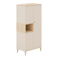 BABA RUHÁSSZEKRÉNY Mila & Ben  - bézs/bükk, Basics, faalapú anyag (94,8/205,8/58,2cm) - Paidi