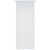 HOTOVÝ ZÁVĚS, poloprůhledné, 140/255 cm - bílá, Basics, textil (140/255cm) - Bio:Vio