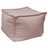 POUF Cord Rosa 70/70/40 cm  - Rosa, Design, Textil (70/70/40cm) - Carryhome