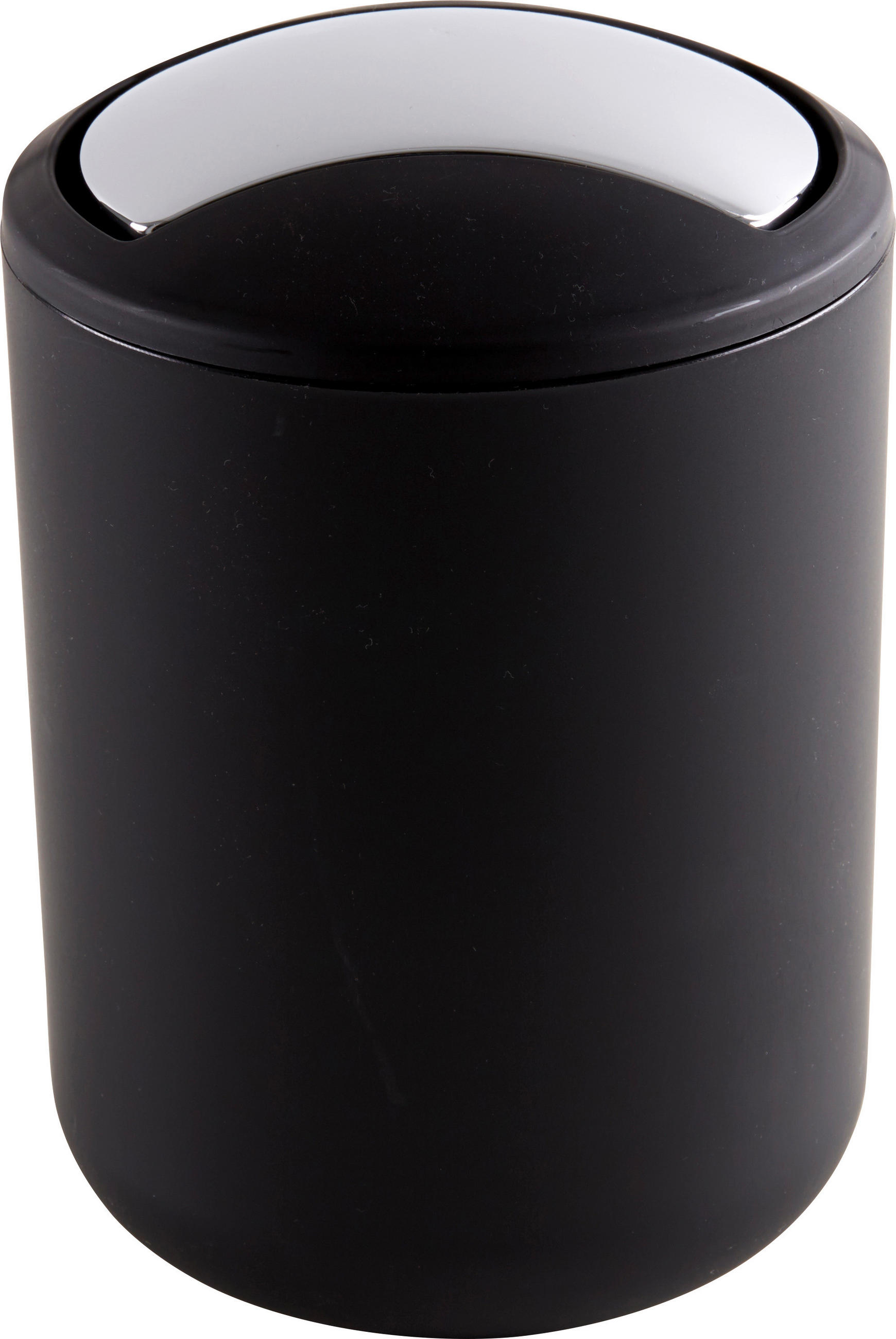 KOŠ NA KOSMETICKÉ POTŘEBY, 2 l - černá, Basics, plast (14/21cm)
